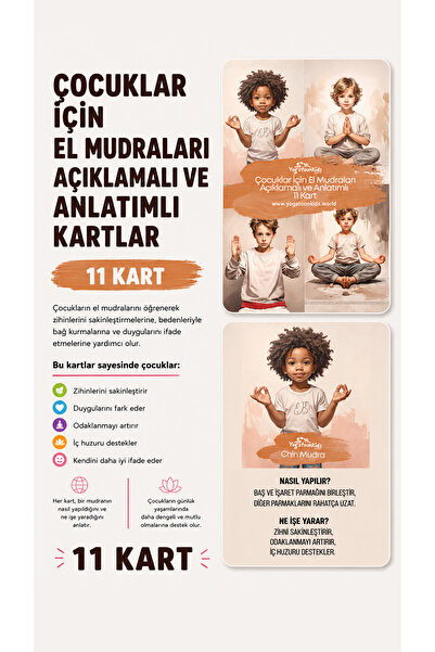 Yogatoon Kids World بطاقات تدريب على الحركة اليدوية والتنفس للأطفال - مجموعة ...