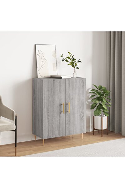 Concept Servantă, gri sonoma, 69,5x34x90 cm, lemn compozit
