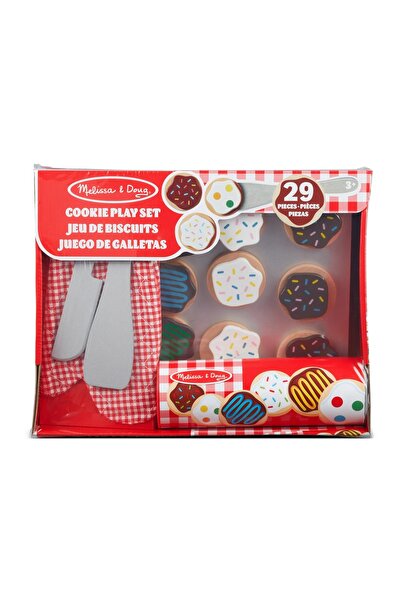 Melissa & Doug Ξύλινο Σετ Παιχνιδιού Μπισκότων, Πολύχρωμο, 3 ετών+