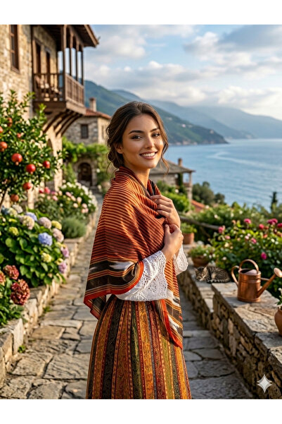 ASYA PAZARLAMA Eșarfă de umăr Black Sea, eșarfă, fular, șal, eșarfă, bentiță,...