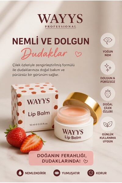 WAYYS professional DUDAK BALMI CANLANDIRICI & NEMLENDİRİCİ