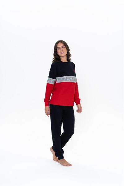 U.S. Polo Assn. U.S. POLO ASSN. KADIN UZUN KOLLU EŞOFMAN TAKIM US.01.17072