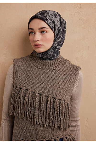 Freshscarfs Freda šara pamučni svileni šal dim