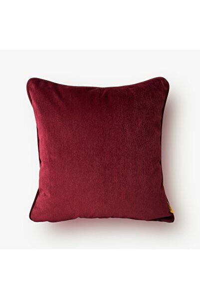 Lidoma Home "Merlot" Kadife Düz Kırlent Kılıfı - Bordo - 45x45