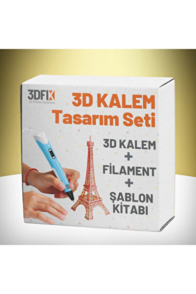 3DFIX 3d Kalem Tasarım Seti - Eğitici Öğretici Eğlenceli Set - Kendin Yap - Ç...