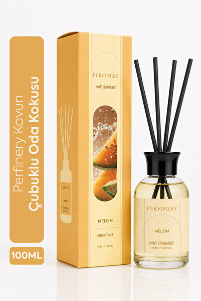 PERFINERY Kavun Çubuklu Oda Kokusu, Kalıcı Ortam Kokusu, 100ml