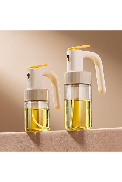 Arabest Liquid Oil Dispenser for Cooking, Yellow Small 250ml, Easy Pour & Carry