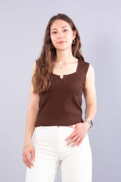 Mckanzie 0165 Tricou cu decolteu decupat