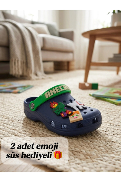 ozzo kids Papuci pentru copii cu 3 emoji