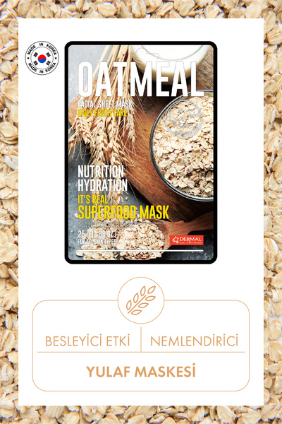 Dermal Nourishing and Moisturizing Oat Mask 25 Gr
