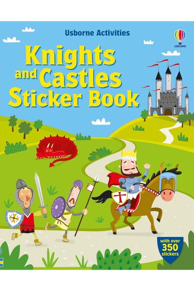 Usborne Children's book, Usborne, Knights and Castles Sticker Book, 5+ years