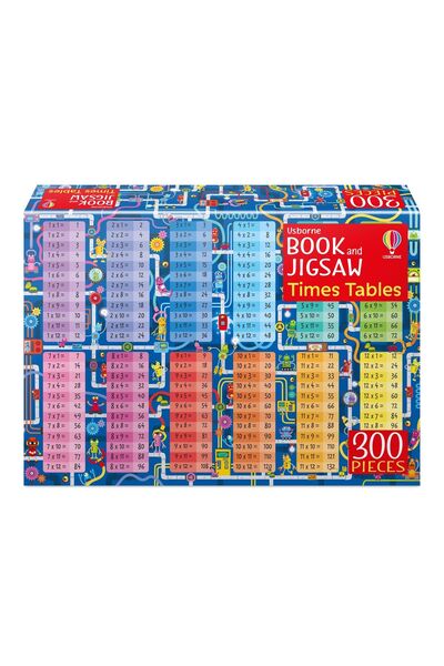 Usborne Children's book, Usborne, Book and Jigsaw Times Tables, 6+ years