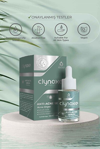 Glou Clynoxe Anti-Acne & Centella Asiatica Serum, Anti-Acne Face Serum 30 ml