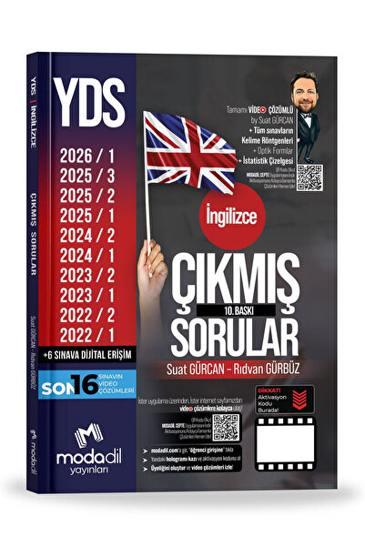Modadil Yayınları Yds Ingilizce Çıkmış Sorular - Suat Gürcan, Rıdvan Gürbüz Y...