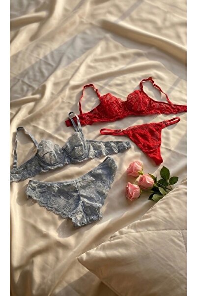 MAİZEN مجموعة الدانتيل Underwire Bralet