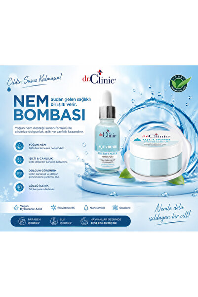 Dr. Clinic Dr.clinic Aqua Nem Deposu Krem 50 Ml + Aqua Nem Deposu Serum 30 Ml