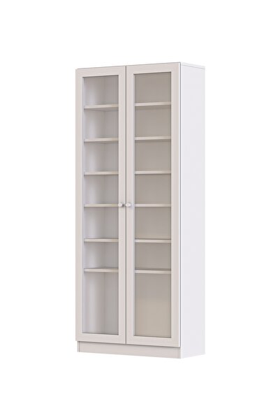 Home Dekorex Beyaz Cam Kapaklı Kitaplık Ktp211c Beyaz