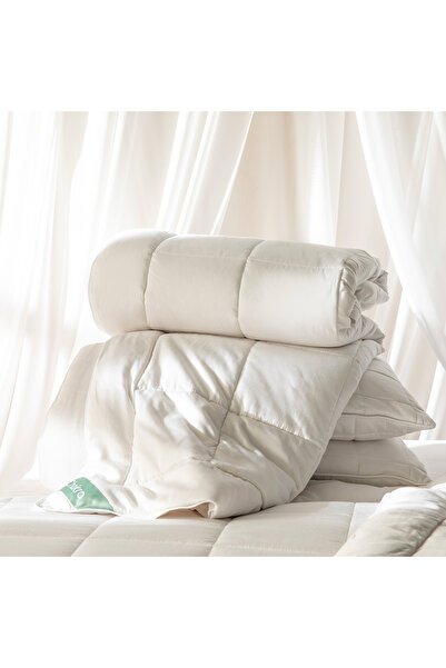Chakra Comfy Cotton Quilt 195x215 Cm White