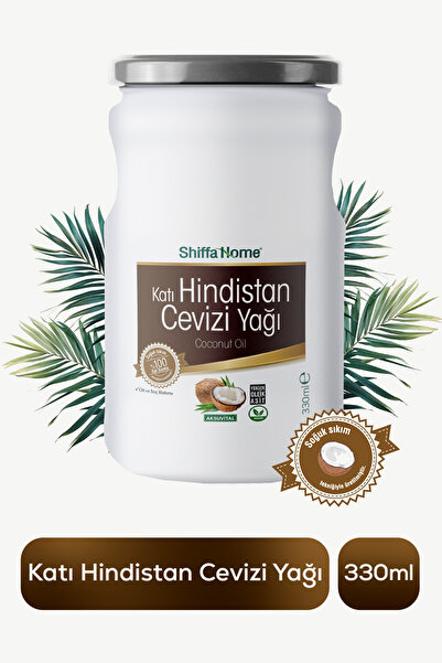 Shiffa Home Soğuk Sıkım Katı Hindistan Cevizi Yağı 330 ml.