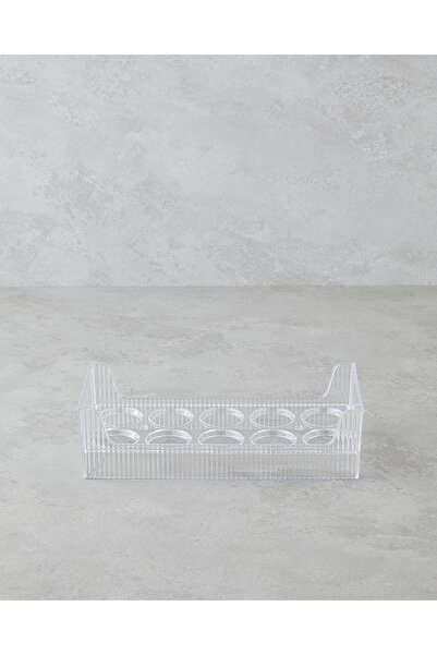 English Home Healthy Plastik Yumurtalık Mutfak Gereci 26 x 11 x 7 cm Şeffaf