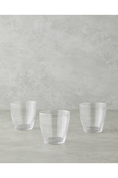 English Home Flair Cam 3'lü Bardak 365 ml Şeffaf