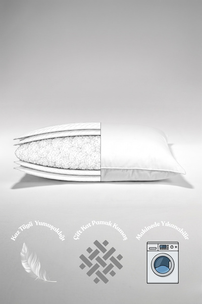 YONCA SLEEP CloudFill NanoJel Yastık 50x70 cm Beyaz - 1 Adet