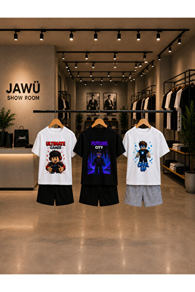 JAWÜ STYLE GAME AVATAR Štampani 3-dijelni kombinovani dečiji SET (3 SETA)