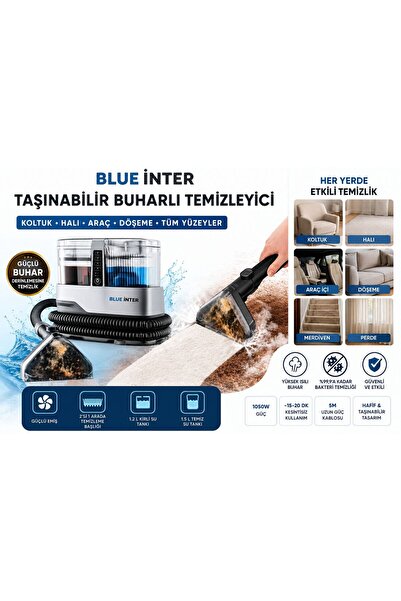 BLUE İNTER BUHARLI TEMİZLİYİCİ 1800w