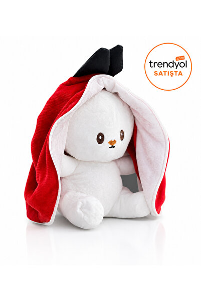Valentine Special Gift Strawberry Rabbit Custom Design Zippered Rabbit 55cm TOY PLUSH