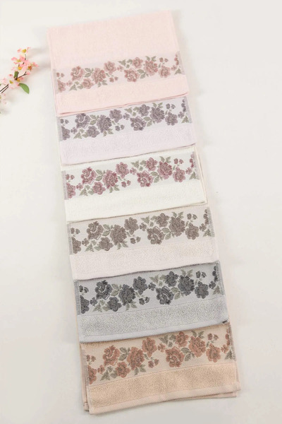 Bikaya Home Prosop de bucătărie Nurpak 30x50 Gülizar |   6 bucăți |   100% bu...