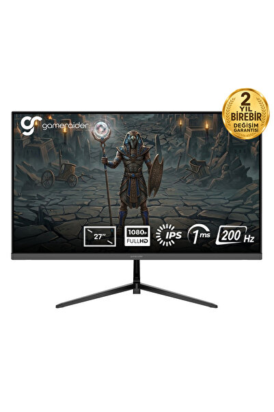 GameRaider ATUM GR27F20I 27 inç 200Hz 1ms Full HD Adaptive Sync IPS Gaming Mo...