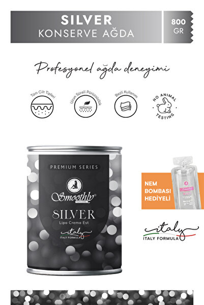 Smoothly Silver Konserve Sir Ağda 800ml - Profesyonel Konserve Ağda
