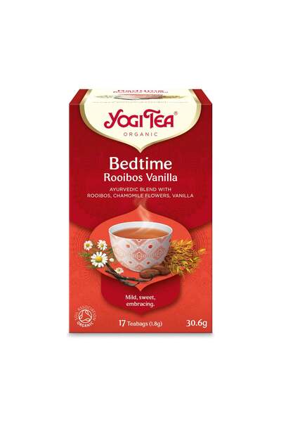 Yogi Tea Ceai de seară organic cu Rooibos și Vanilie, 17 pliculețe de ceai, 3...