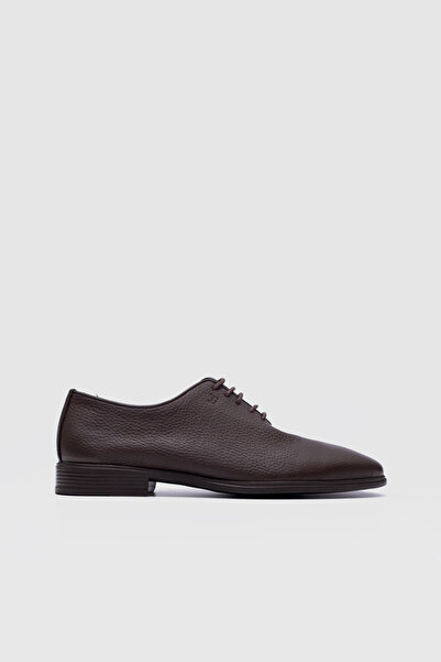 TOGO Men's Brown Genuine Leather Laced Classic Shoes [052343]