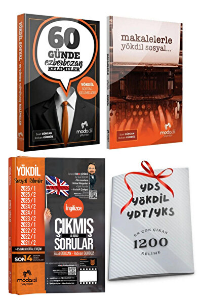 Modadil Yayınları Yökdil Sosyal 60 Günde Ezberbozan Kelimeler-Çıkmış Sorular-...