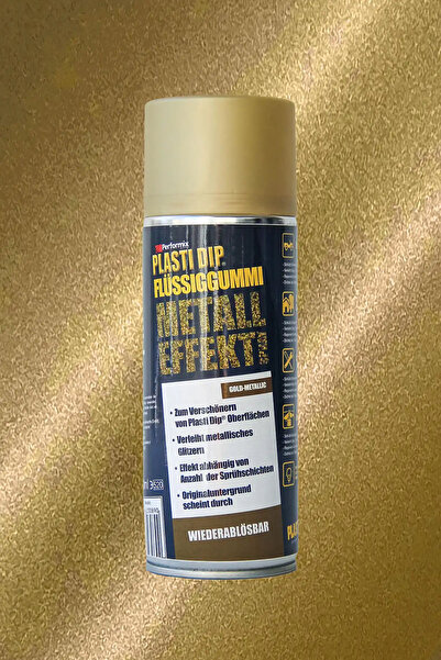 PLASTİDİP Plasti Dip - Sprey - 400 ml - Mat Metalik Altın