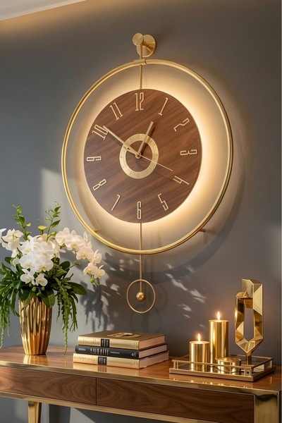 MetaQuartz Aksesuar Büyük Boy (50x75cm )(Quartz Mekanizma) Ispanyol Orbit Tim...