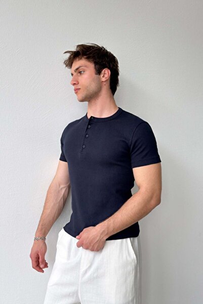 Flaw Wear Buttoned Corduroy T-Shirt