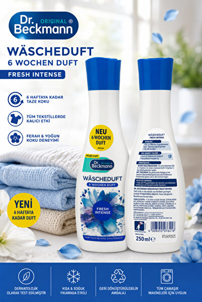 Dr.Beckmann Çamaşır Parfümü Fresh Intense 250 ml – 6 Hafta Kalıcı Koku