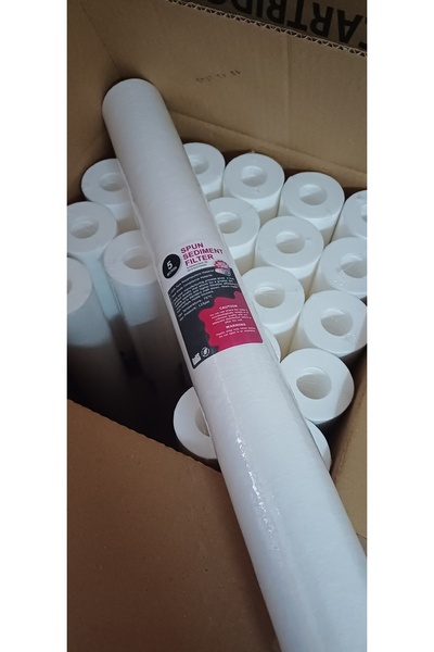 Aquabir 5 Mikron/20 inç 25 Adet Su Filtresi Sediment Filtre Su Arıtma Cihazları