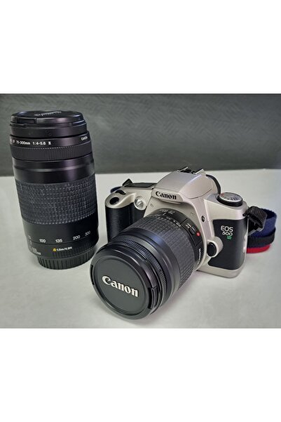 Canon EOS 500N 28-80mm + 75-300mm Lensli Analog Filmli Fotoğraf Makinesi (2.EL)