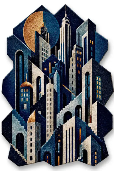 Rugs Modern Halı SDT Karışık Desenli Modern Dokuma Taban Dekoratif Halı sdt3554