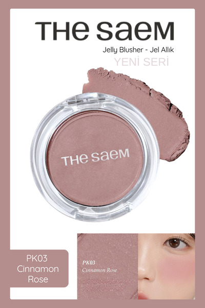 THE SAEM Jelly Blusher (Yeni Seri) - Jel Allık - PK03 Cinnamon Rose