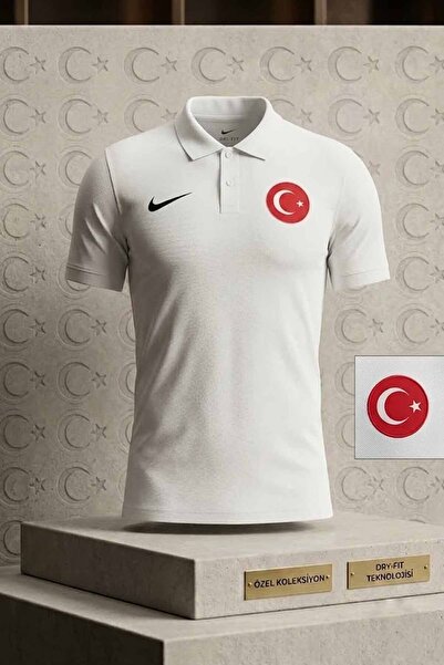 Nike Μπλουζάκι Πόλο Τουρκίας - Κόκκινο Λογότυπο Φεγγάρι-Αστέρι Φανέλα Οπαδών ...