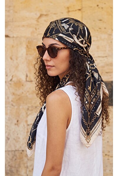 Sisley FLORA DESENLİ BANDANA -2015-47*47