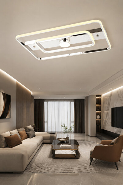 ESSLİGHT MİNA 60 LIK LED AVİZE 3 RENK IŞIK MOD MODERN DEKORATİF AYDINLATMA