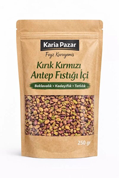 Karia Kırık Kırmızı Antep Fıstığı Tatlılık Serpmelik 250 g