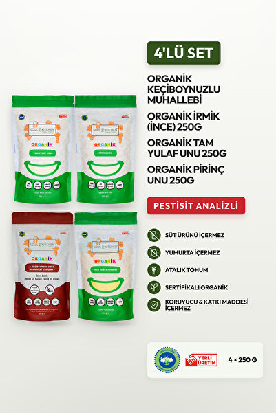 Soul Kitchen Organik Ürünler Organik Sertifikalı Keçiboynuzlu Bebek Muhallebi...