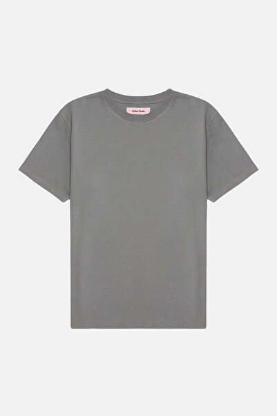 Reflect Studio Βασικό Premium T-shirt - Ανθρακί