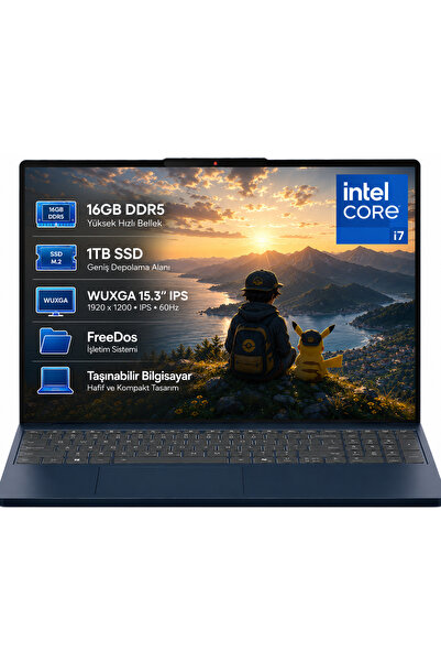 LENOVO IdeaPad Slim 3 15IRH10 83K10061TR i7-13620H 16GB DDR5 1TB SSD WUXGA 15...